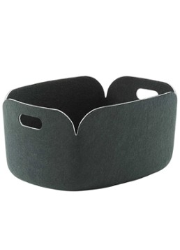 Muuto Restore opbergmand 48 x 35 cm Donkergroen - Deal