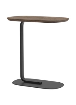 Muuto Relate bijzettafel 60 cm Zwart