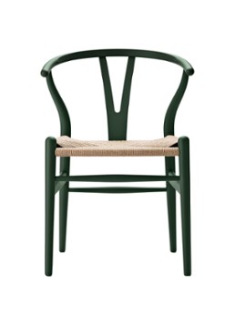 Carl Hansen & Son CH24 Ilse Crawford Wishbone stoel 55 x 76 cm Groen