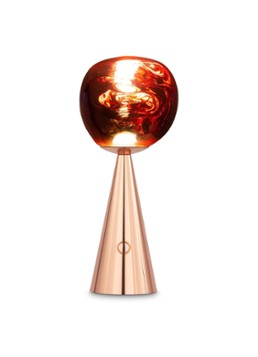 Tom Dixon Melt tafellamp LED oplaadbaar 28,5 cm Koper