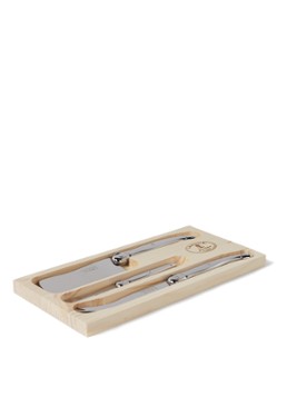 Laguiole Jean Dubost Kaasmes set van 3 Zilver - Deal