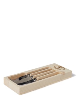 Laguiole Jean Dubost Boter- en kaasmes set van 4 Zilver - Deal
