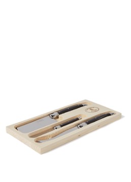 Laguiole Jean Dubost Kaasmes set van 3 Zwart - Deal