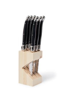 Laguiole Jean Dubost Steakmes set van 6 Zwart - Deal