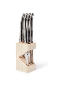 Laguiole Jean Dubost Steakmes set van 6 Zilver - Deal