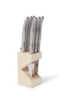 Laguiole Jean Dubost Steakmes set van 6 Zilver - Deal