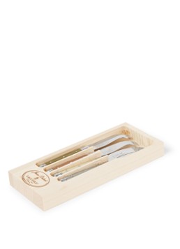 Laguiole Jean Dubost Boter- en kaasmes set van 4 Multicolor - Deal