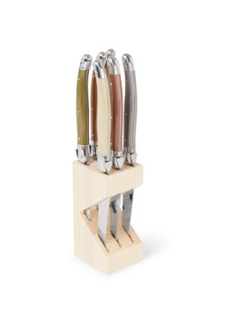 Laguiole Jean Dubost Steakmes set van 6 Lichtbruin - Deal
