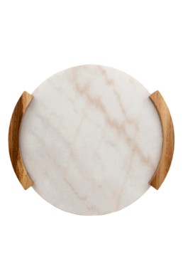Bredemeijer Viggo serveerplank Ø35 cm Ivoor - Deal
