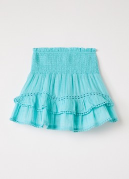 AI&KO Meisjes Billi rok met lurex in de kleur Turquoise, maat: 8J=128