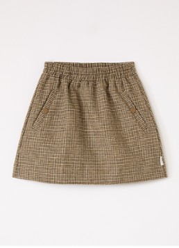 Aaiko Meisjes Lomay rok in wolblend in de kleur Beige, maat: 14J=164