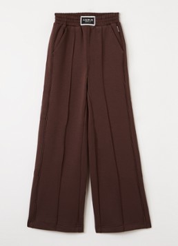 Aaiko Meisjes Vico wide fit joggingbroek met siernaad in de kleur Hazelnootbruin, maat: 14J=164