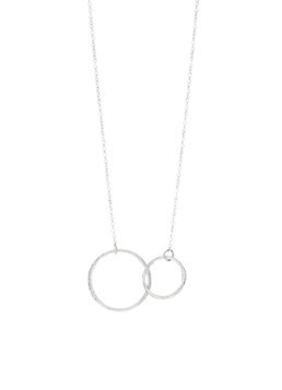 Pernille Corydon Dames Double Plain ketting van zilver in de kleur Zilver, maat: OS