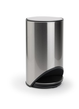 Joseph Joseph Arc pedaalemmmer 10 liter Zilver - Deal