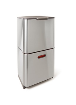 Joseph Joseph Totem Max prullenbak 60 liter Zilver - Deal