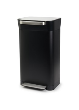 Joseph Joseph Titan 30 pedaalemmer met afvalpers 30 liter Zwart - Deal