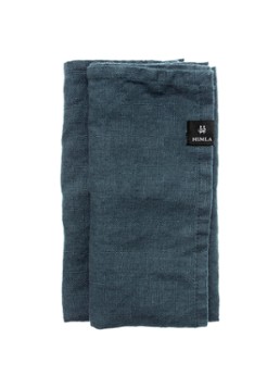 Himla Sunshine servet set van 4 Donkerblauw - Deal