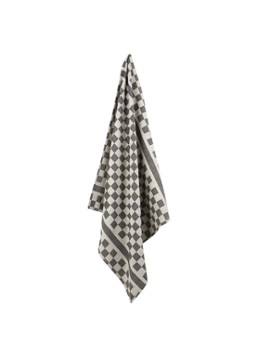 De Witte Lietaer Groom theedoek van katoen 65 x 70 cm Grijs - Deal