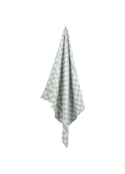 De Witte Lietaer Groom theedoek van katoen 65 x 70 cm Lichtblauw - Deal