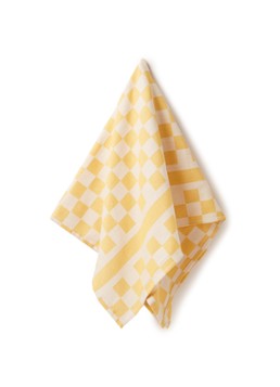 De Witte Lietaer Groom-A theedoek van katoen 65 x 70 cm Geel - Deal