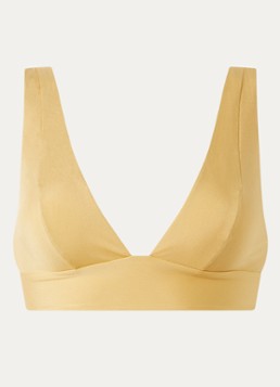 Pain de Sucre Dames Oraph bralette bikinitop in de kleur Okergeel, maat: M