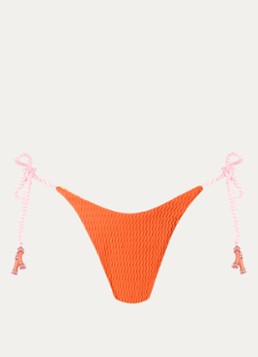 MAAJI Dames Summer Dunes Harley reversible tanga bikinislip met kralendecoratie in de kleur Oranje, maat: L