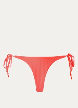 MAAJI Dames Flame Coral brazilian bikinislip in de kleur Koraal, maat: S