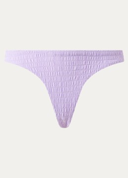 MAAJI Dames Bikinislip met structuur in de kleur Paars, maat: S