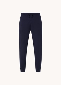 Sandro Heren Tapered fit joggingbroek met steekzakken in de kleur Donkerblauw
