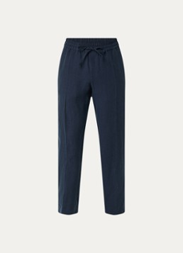 Sandro Heren Straight fit broek met steekzakken in de kleur Donkerblauw