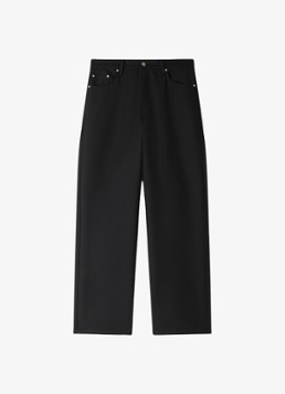 Sandro Heren Straight fit pantalon met steekzakken in de kleur Zwart