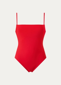 JETS Australia Dames Versa Rib badpak met uitneembare vulling in de kleur Rood, maat: 42
