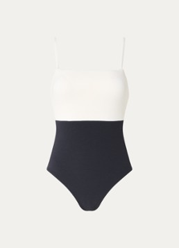 JETS Australia Dames Versa Rib badpak met uitneembare vulling in de kleur Zwart, maat: 42