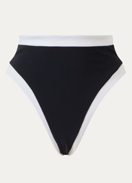 JETS Australia Dames High waisted hipster bikinislip in de kleur Zwart, maat: 38