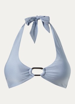 JETS Australia Dames Triangel bikinitop met uitneembare vulling in de kleur Staalblauw, maat: 40