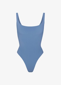 SKIMS Dames Fits Everybody body met rechthoekige hals in de kleur Arctic, maat: S