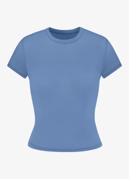SKIMS Dames Fits Everybody T-shirt met ronde hals in de kleur Arctic, maat: M