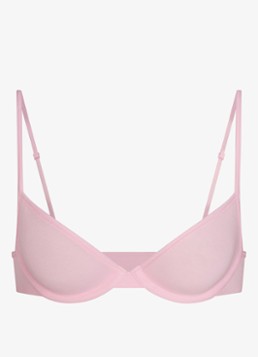 SKIMS Dames Everyday Cotton bh met beugel in de kleur Lichtroze, maat: 70B