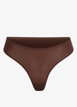 SKIMS Dames Fits Everybody string in de kleur Chocoladebruin, maat: L