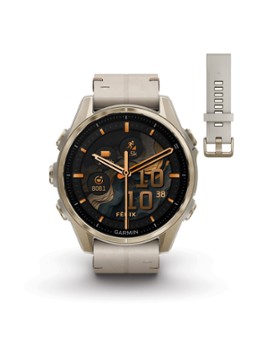 Garmin Dames Fenix 8 43mm, AMOLED, saffier
