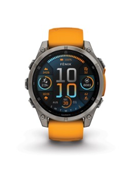 Garmin Heren Fenix 8 47mm, AMOLED, saffier