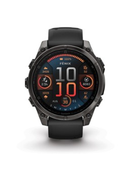 Garmin Heren Fenix 8 47mm, AMOLED, saffier