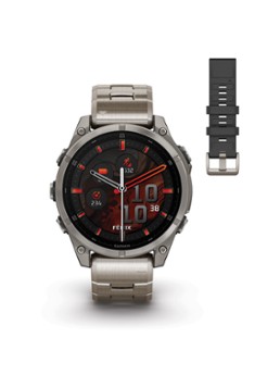 Garmin Heren Fenix 8 47mm, AMOLED, saffier
