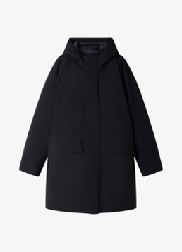 Sandro Dames Parka met klepzakken in de kleur Zwart
