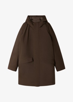 Sandro Dames Parka met klepzakken in de kleur Taupe