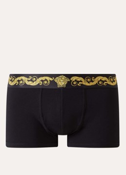 Versace Heren Boxershort met logoband in de kleur Zwart, maat: XL