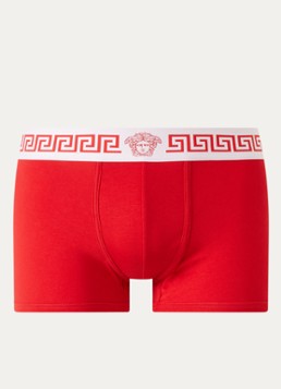 Versace Heren Boxershort met logoband in de kleur Rood, maat: XXL