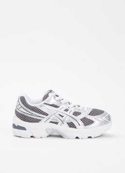ASICS Meisjes Gel-1130 sneaker van mesh met logo in de kleur Grijs, maat: 32,5