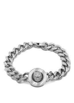 GUESS Heren Armband met logo JUMB01314JWSTBKS in de kleur Zilver