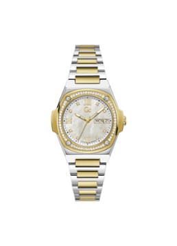 Gc Watches Dames Gc Coussin Sleek Lady horloge Y98008L1MF in de kleur Zilver